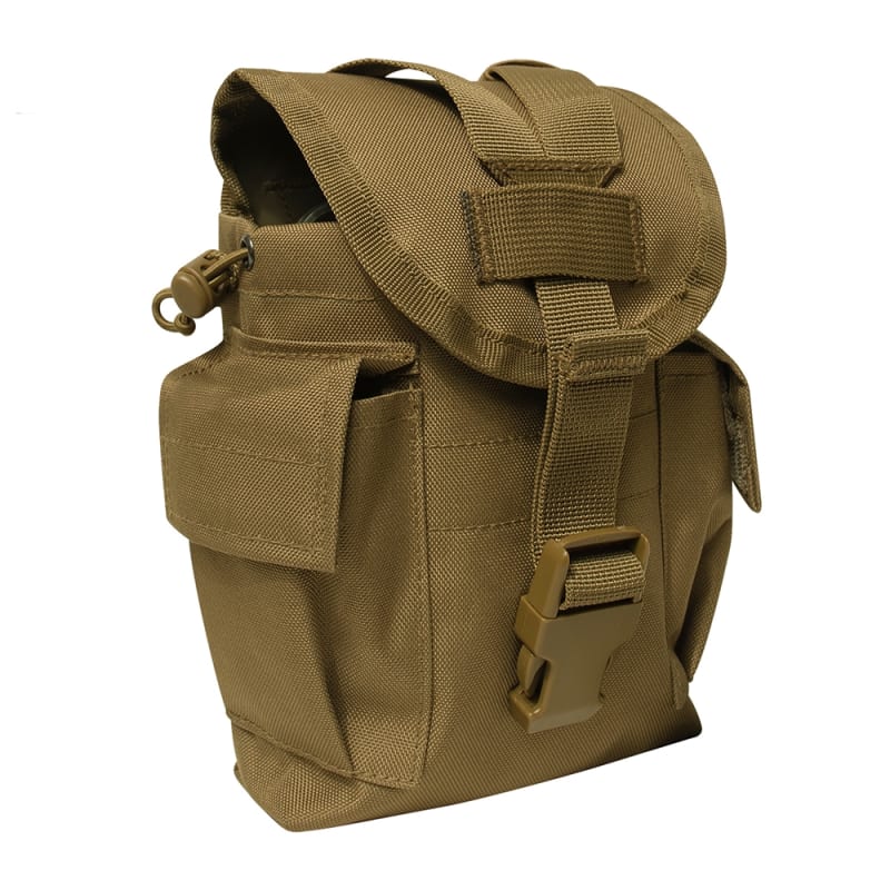 Rothco Coyote Brown Molle Canteen Utility Pouch 3145