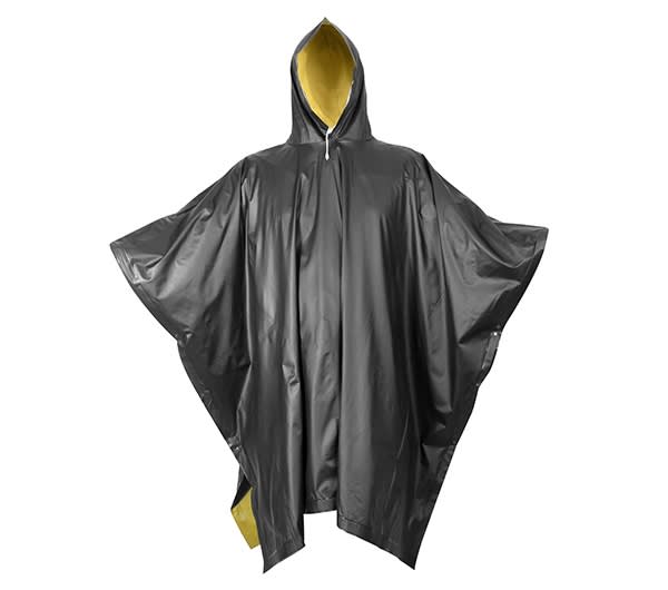 Rothco Black Reversible PVC Poncho 3632