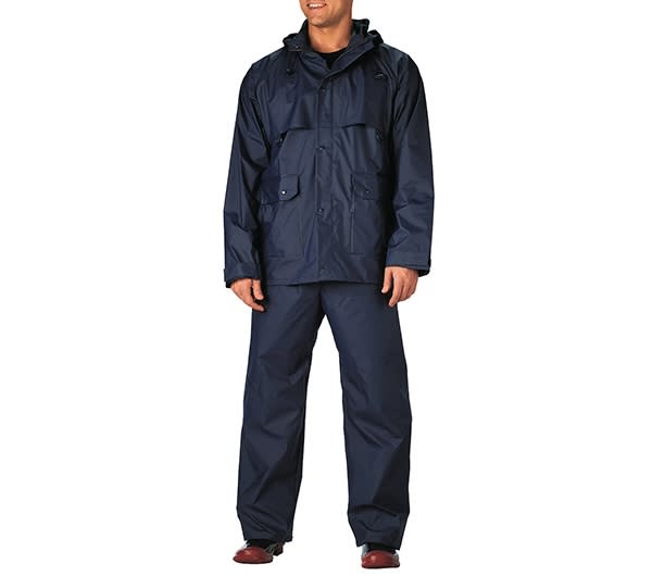 Rothco Navy 2 Piece Pvc Rainsuit - 3770