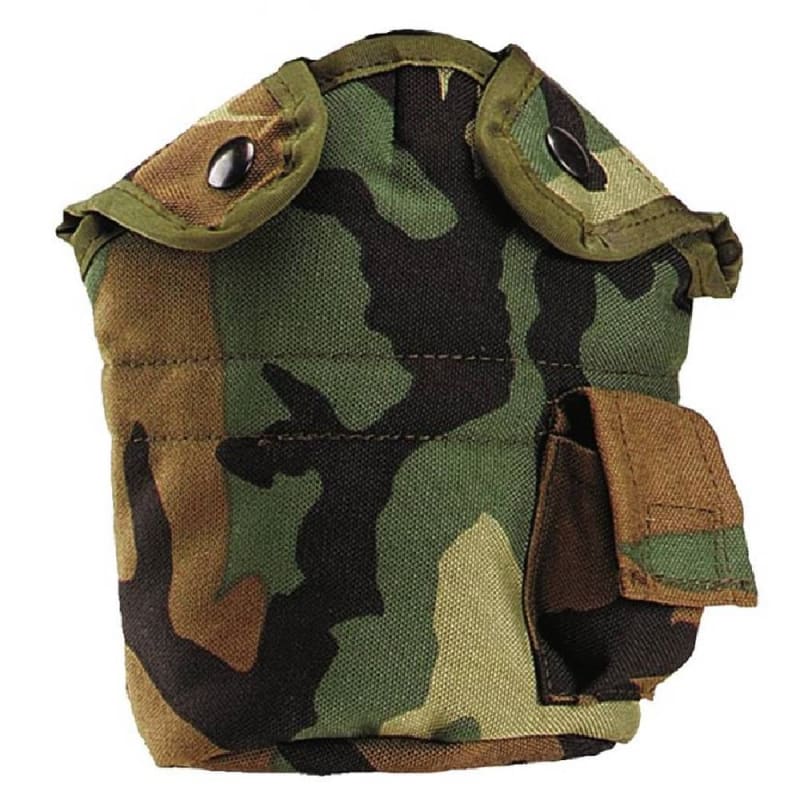 Rothco Woodland Camo Nylon Canteen Cover 40012