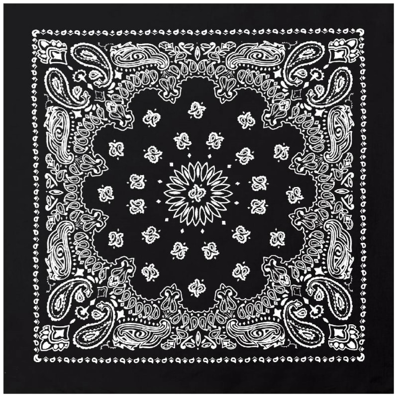 Rothco Black Trainmen Bandana - 4143