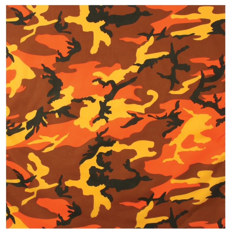 Rothco Orange Camo Bandana 4162
