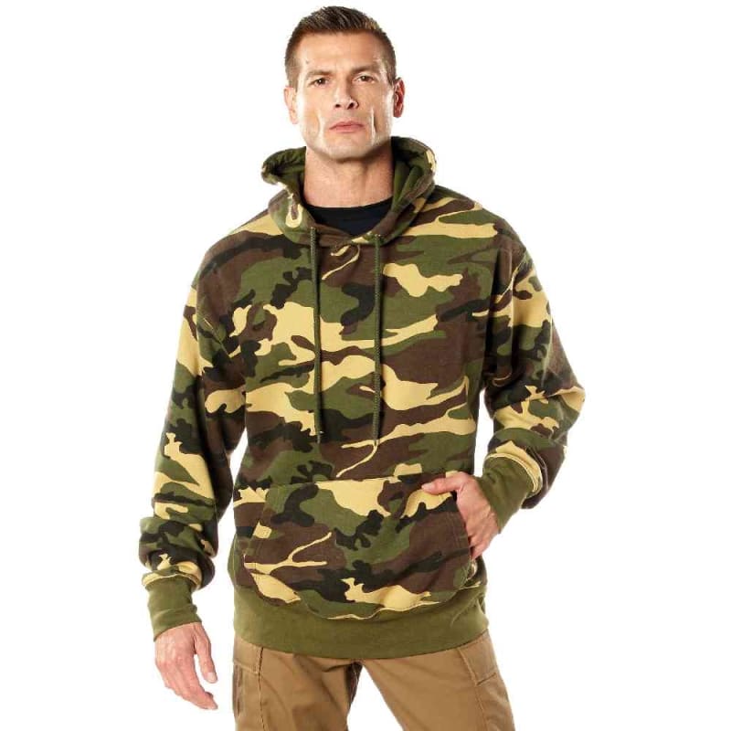 Rothco Woodland Camo Every Day Pullover Hooded Sweatshirt 42075