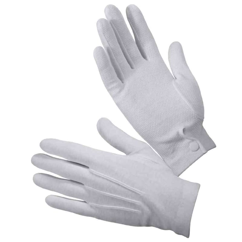 Rothco White Gripper Dots Parade Gloves - 4411