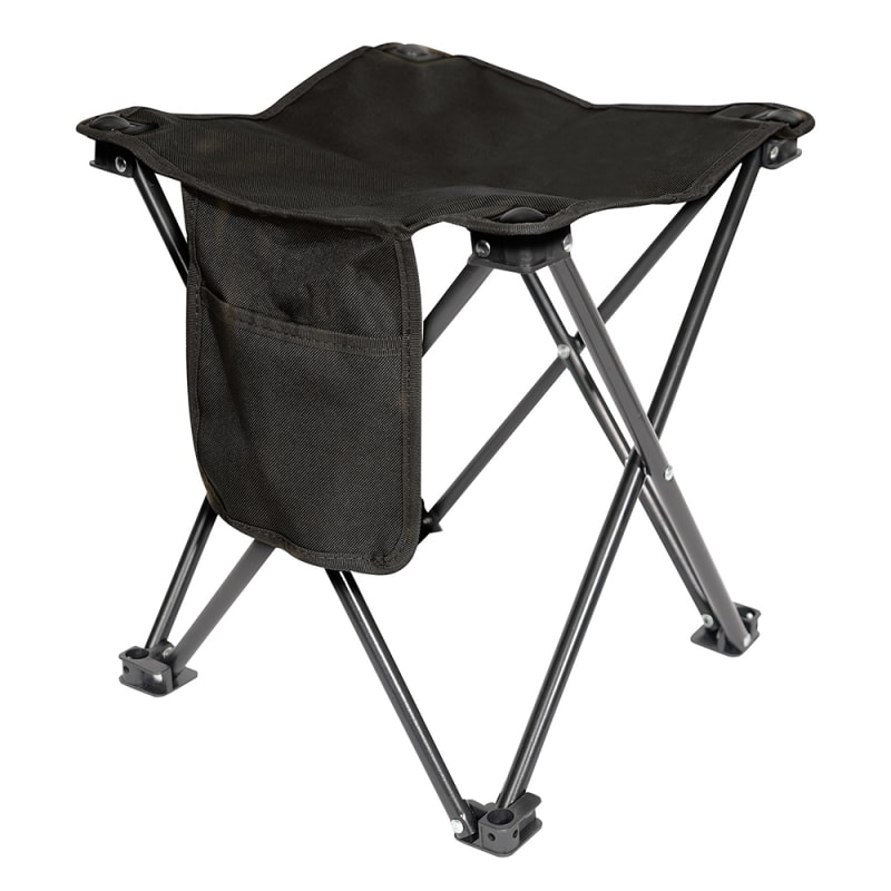 Rothco Black Collapsible 4 Leg Camp Stool 45481
