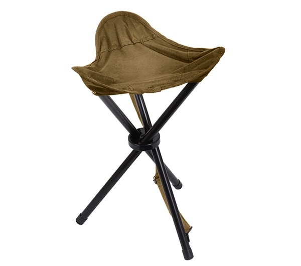 Rothco Coyote Brown Collapsible Stool with Carry Strap 4593