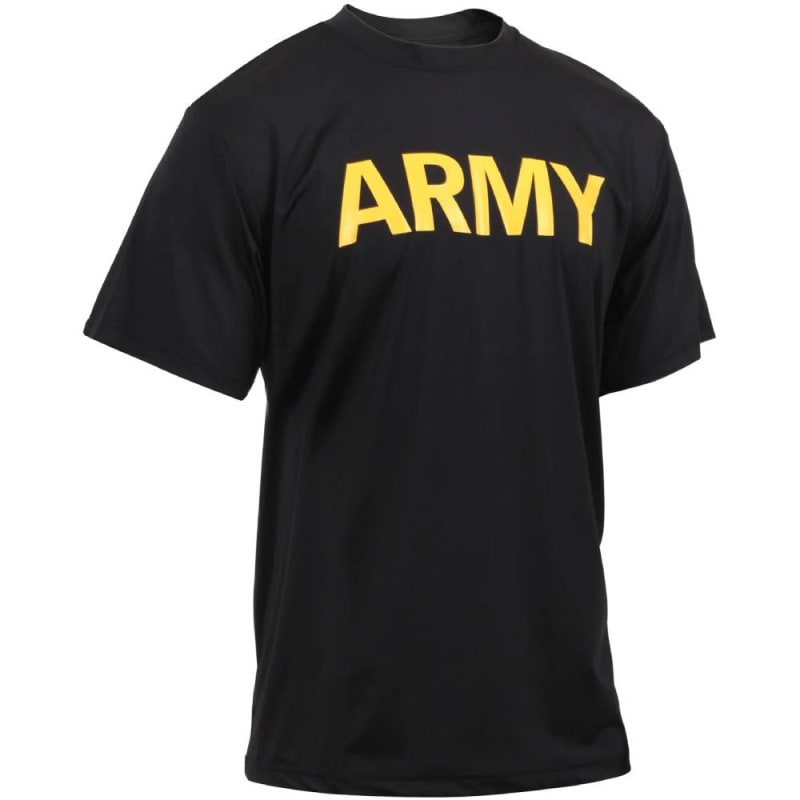 Rothco Black Army PT T-Shirt - 46020