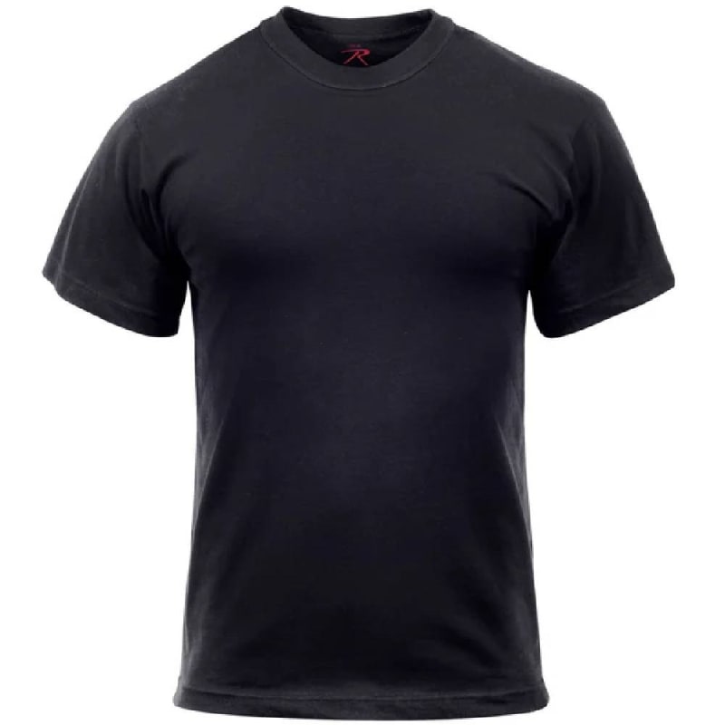 Rothco Black Heavyweight T-Shirt 50175