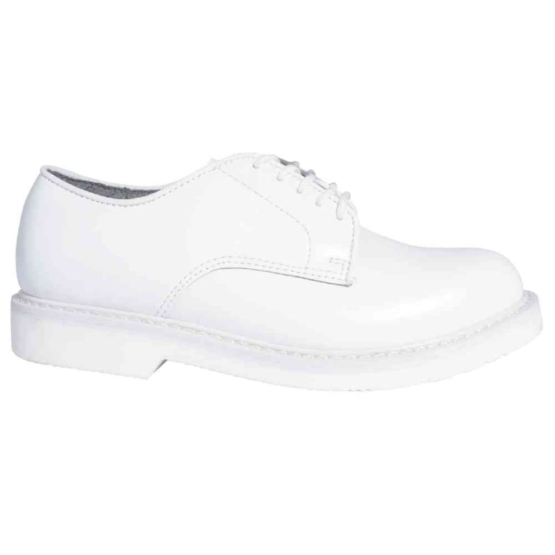 Rothco White Military Uniform Oxford Leather Shoes 50850