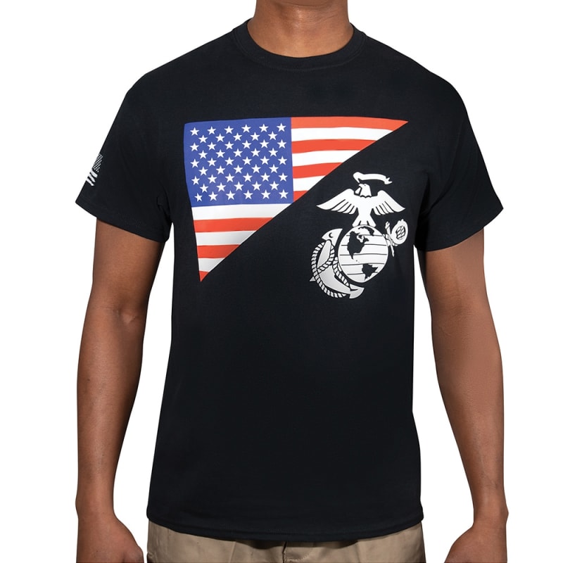 Rothco Marines Flag Showcases T-shirt - 54285