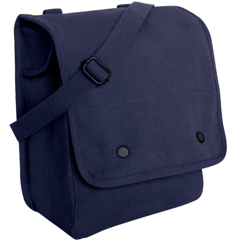 Rothco Navy Blue Canvas Map Case Shoulder Bag 5589