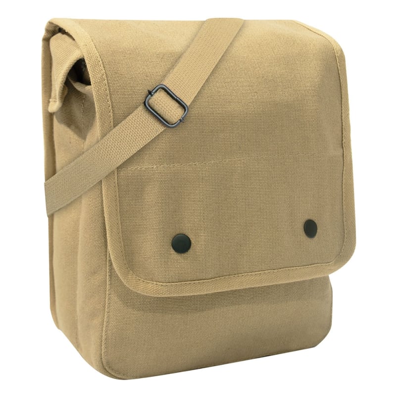 Rothco Khaki Canvas Map Case Shoulder Bag - 55970