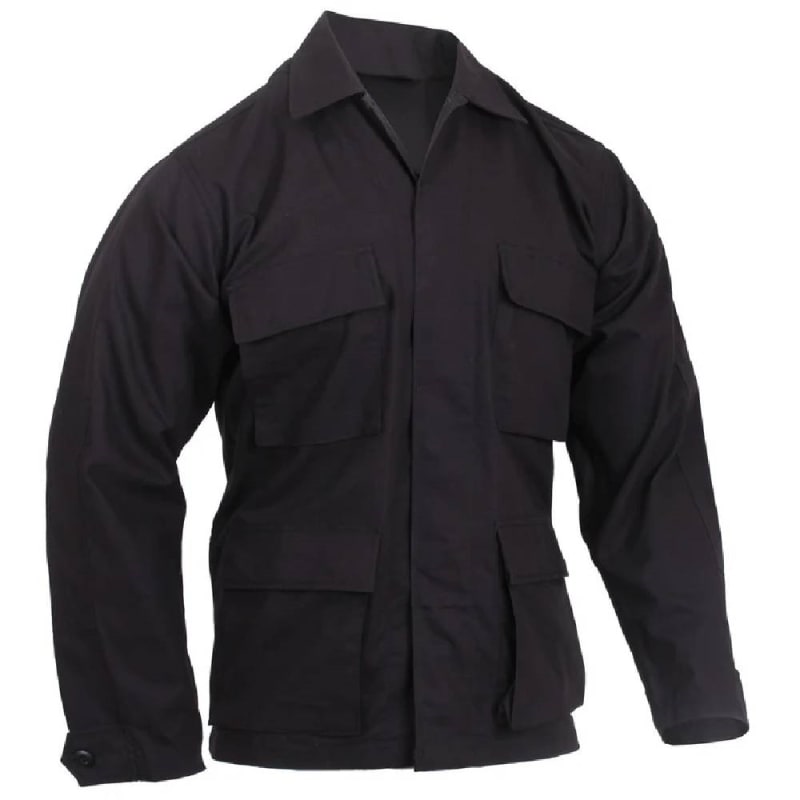 Rothco Black Rip-Stop BDU Shirt 5920
