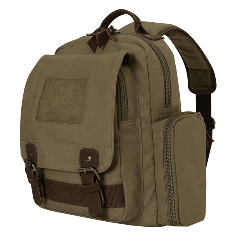 Rothco Vintage Olive Drab  Canvas Sling Backpack - 5968