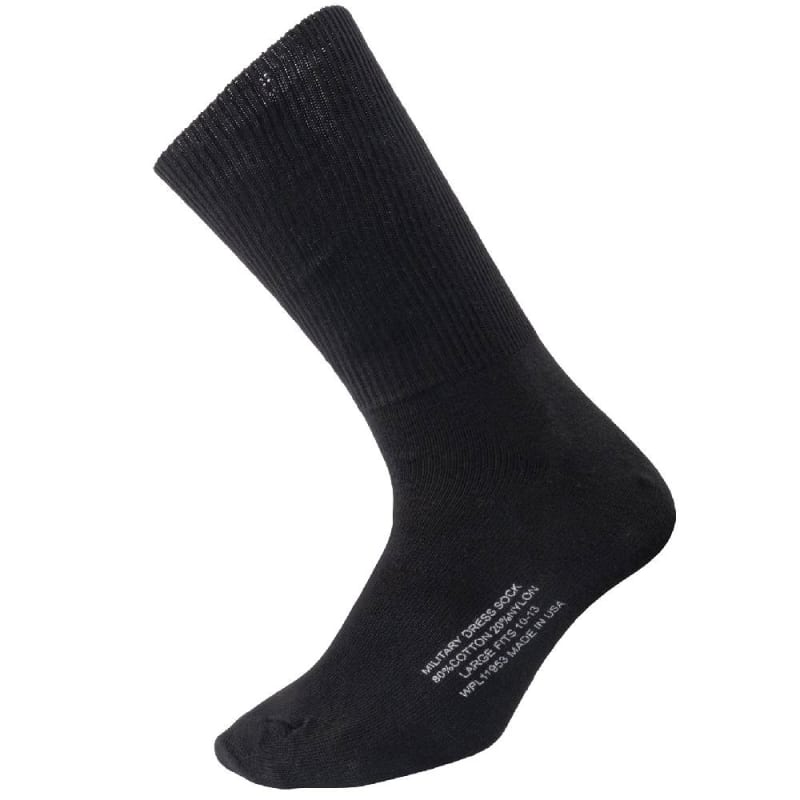 Rothco Black Military Dress Socks 6143