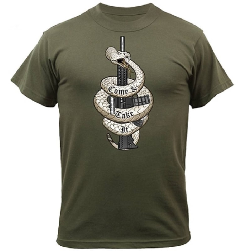 Rothco Olive Drab Come And Take It T-Shirt 61560