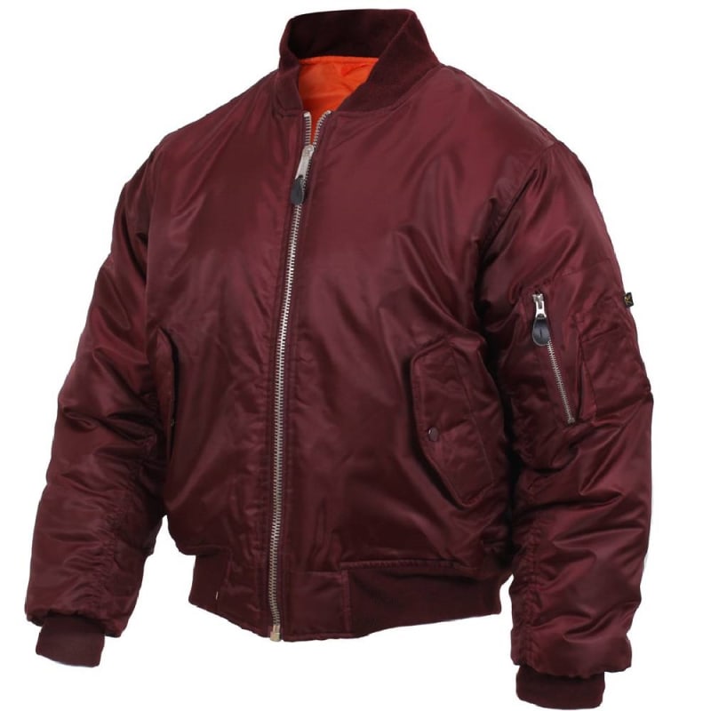 Rothco 7327 Maroon MA-1 Flight Jacket