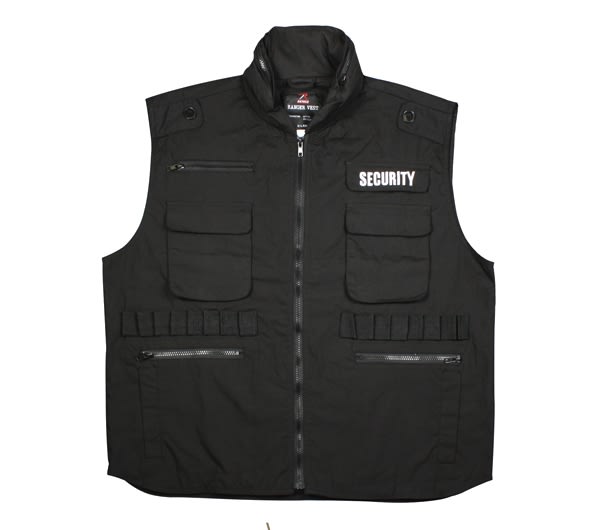 Rothco Black Security Ranger Vest - 7457