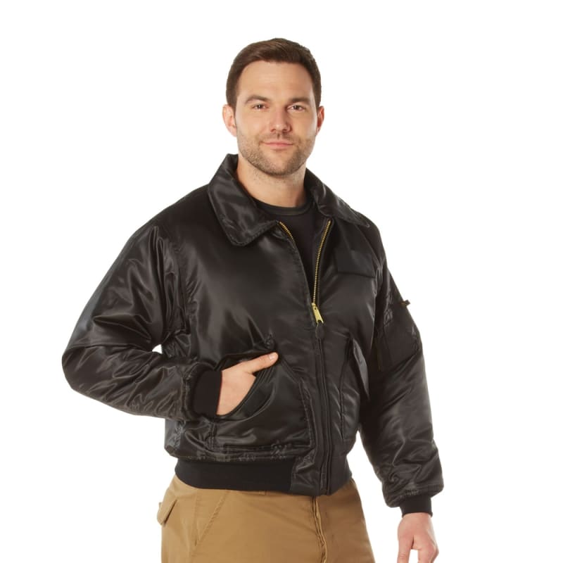 Rothco Black CWU-45P Flight Jacket - 7522