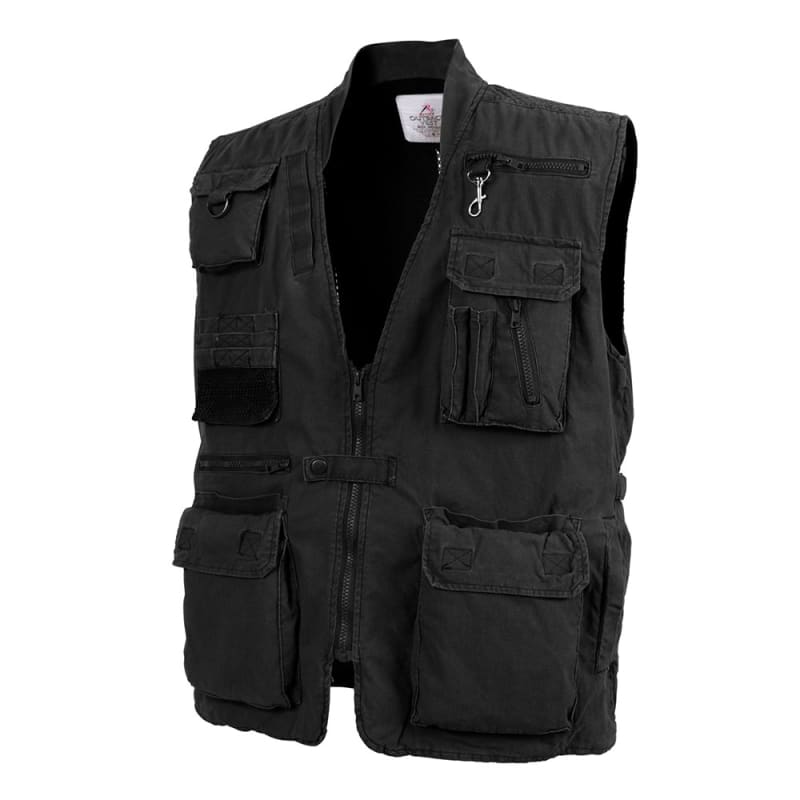 Rothco Black Safari Vest - 7575