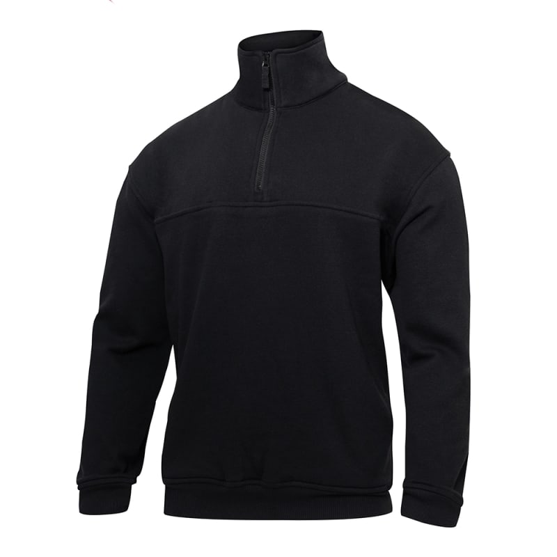Rothco Black Heavy Duty Zip Workshirt - 7650
