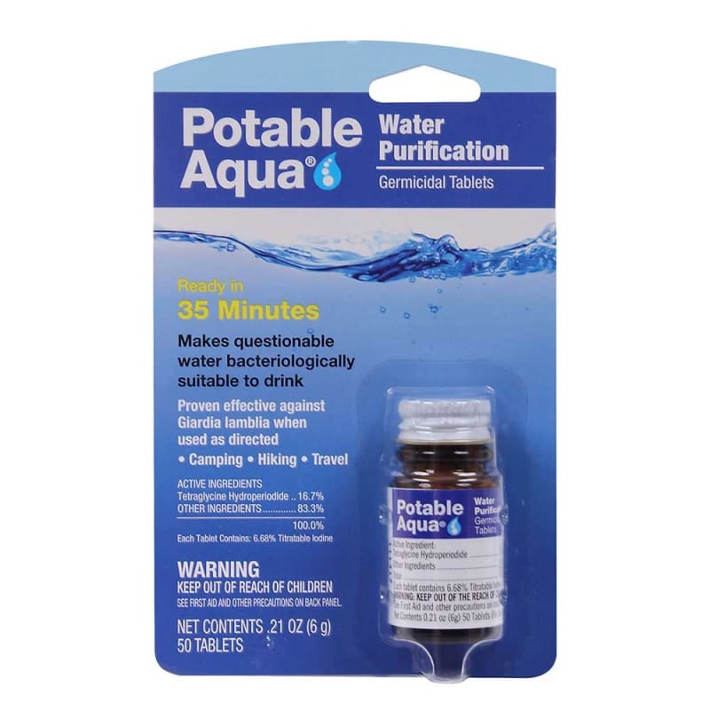 Potable Aqua Water Purification Tablets - 7740