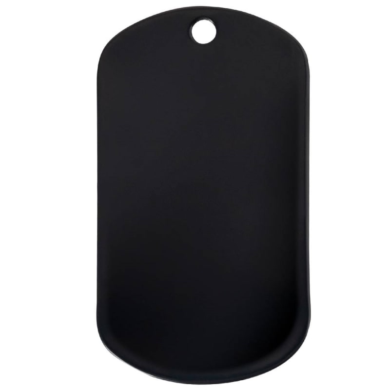 Rothco Black Dog Tag 8393