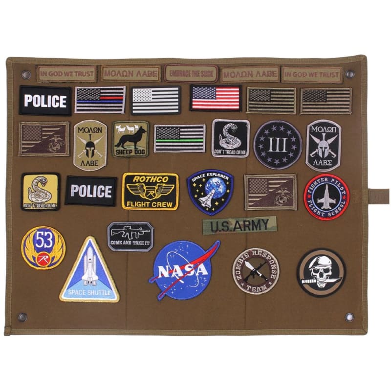 Rothco Hanging Roll-Up Morale Patch Board 9010