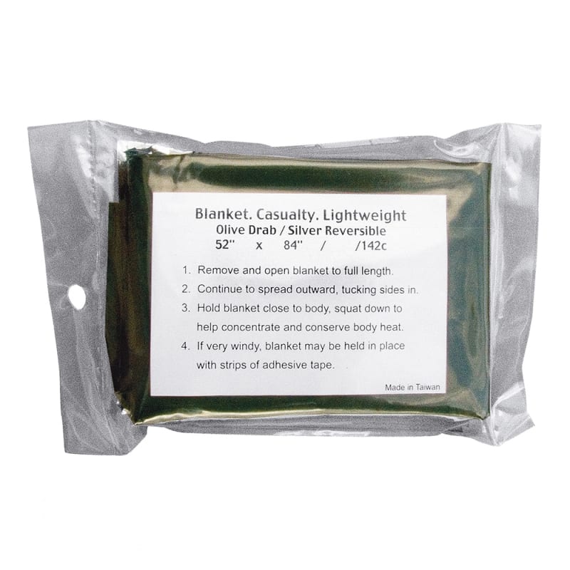 Rothco Olive Drab Lightweight Survival Blanket - 9070