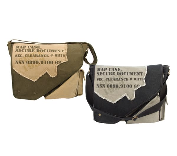 Rothco Vintage Two Tone Imprinted Map Bag - 9248