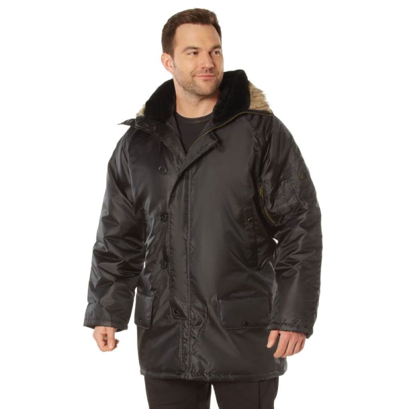 Rothco Black N-3B Snorkel Parka - 9390