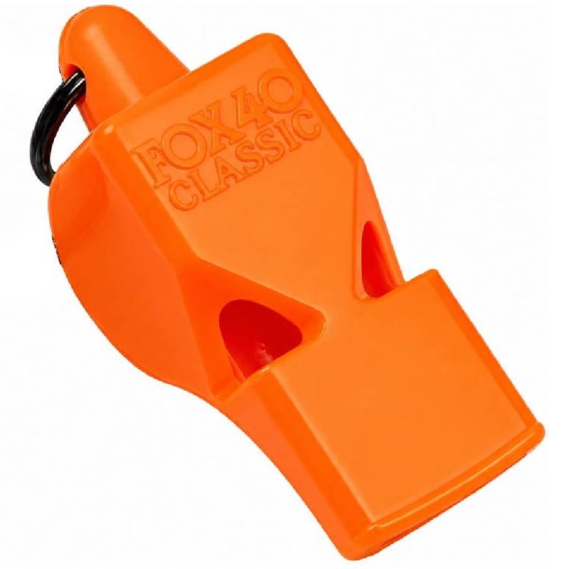 Fox 40 Sharx Orange Classic Safety Whistle - 9404