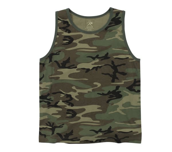 Rothco Vintage Woodland Camo Tank Top  - 9593