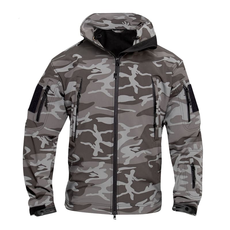 Rothco Black Camo Special Ops Soft Shell Jacket - 97675