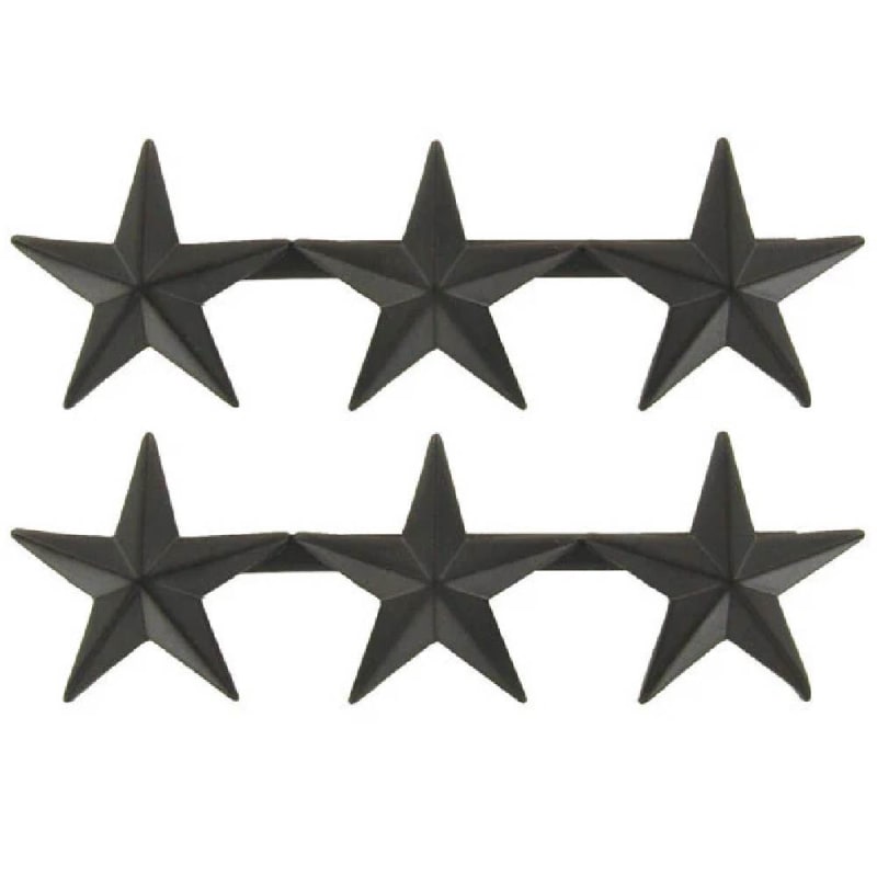 Lieutenant General 3 Star Submetal Insignia BM-124P