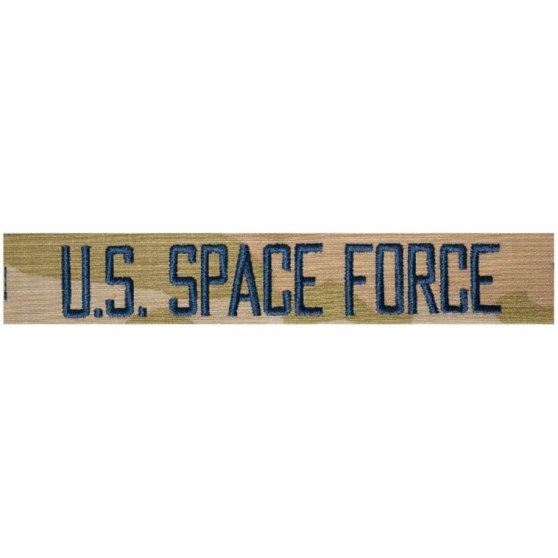"U.S. Space Force" 3 Color OCP Tape Sew-On  EMB-294SW