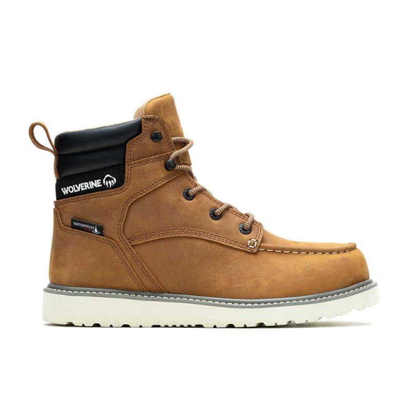 Wolverine Trade Wedge 6 Inch Moc Toe Steel Toe Waterproof Work Boot W231116