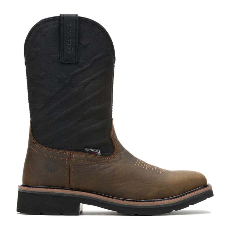 Wolverine Rancher Flag LX 10 Inch Square Steel Toe Waterproof Wellington Pull On Work Boot W241185