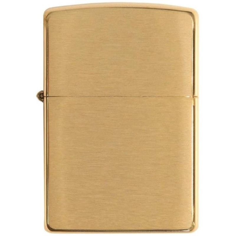Zippo Armor Brushed Brass Lighter 168