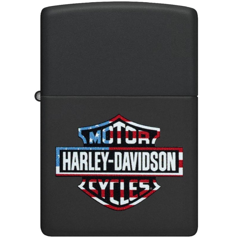 Zippo Harley-Davidson Flag Logo Design Lighter - 47101