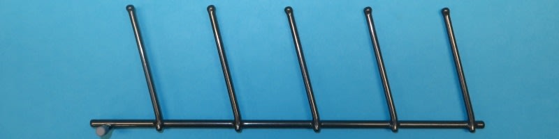 499946 PLATE RACK SHORT THIN LEFT 7502-B