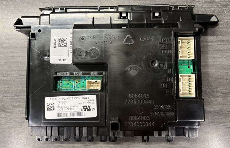 546318 CONTROL UN.DW90.2 1-LCD SS NO DIVERTER
