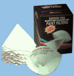 Gerson 2000 Basecoat/Clearcoat paint strainers. Medium Nylon Mesh.