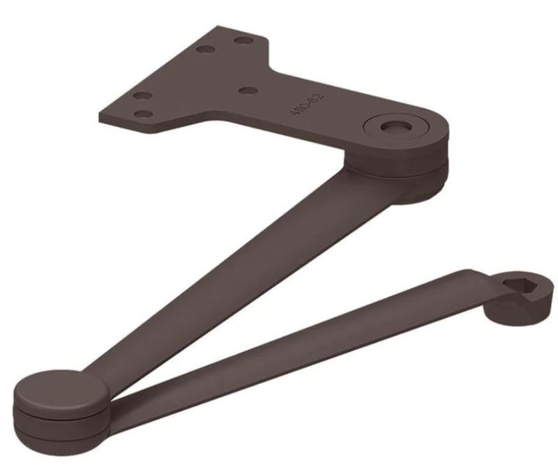 320G Heavy Duty Hold Open Arm For 5 in. x 2-1/4 in. Door Closer, Dark Bronze Finish