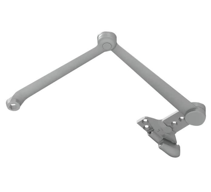 320G Arm With Built In Spring Stop For 5 in. x 2-1/4 in. Door Closer, Aluminum Finish