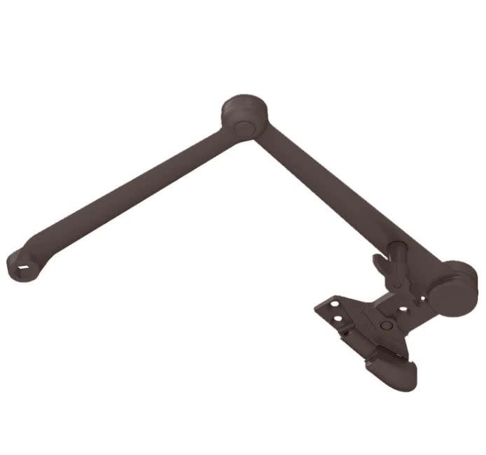 320G Hold Open Arm With Built In Spring Stop For 5 in. x 2-1/4 in. Door Closer, Dark Bronze Finish