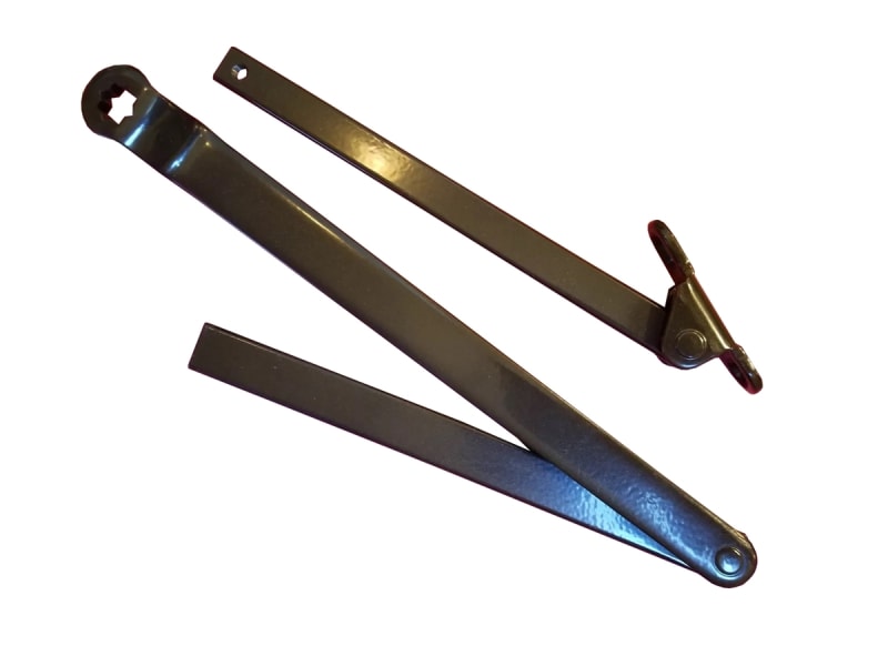 320G Regular Arm For 320G 7-1/2 in. x 1 in. Commercial Door Closer, Dark Bronze Finish