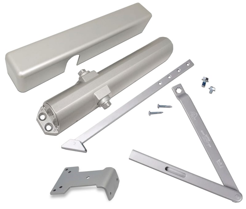 669G 12 in. x 3/4 in. Commercial Door Closer, Low Profile Cover