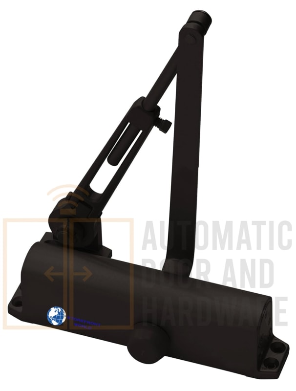 Anaheim, CA Will Call Pick Up Only - Storefront World FS853HO Surface Door Closer, Spring Size 3, Hold Open Arm Pull Side, Dark Bronze Finish Anaheim, CA Will Call Pick Up Only - Storefront World FS853HO Surface Door Closer, Spring Size 3, Hold Open Arm Pull Side, Dark Bronze Finish