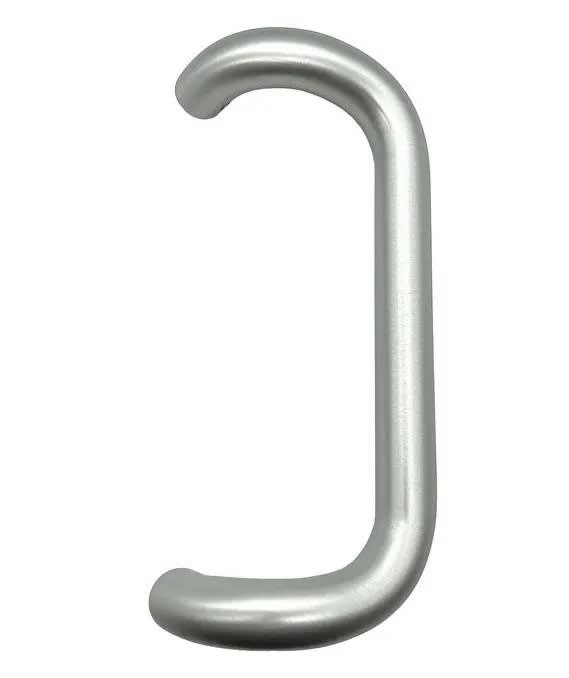 Aldora Commercial Door Pull Handle, Aluminum Finish
